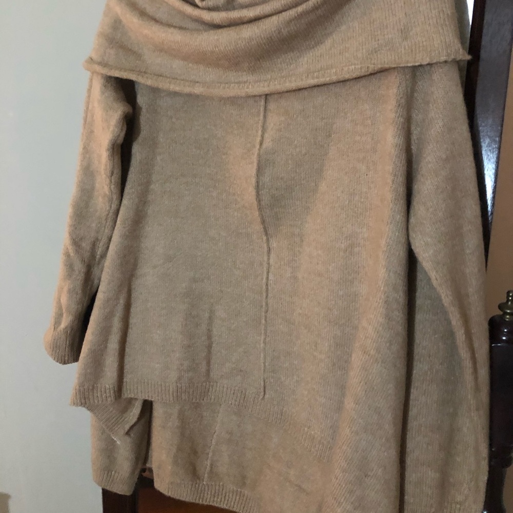 High-low sweater